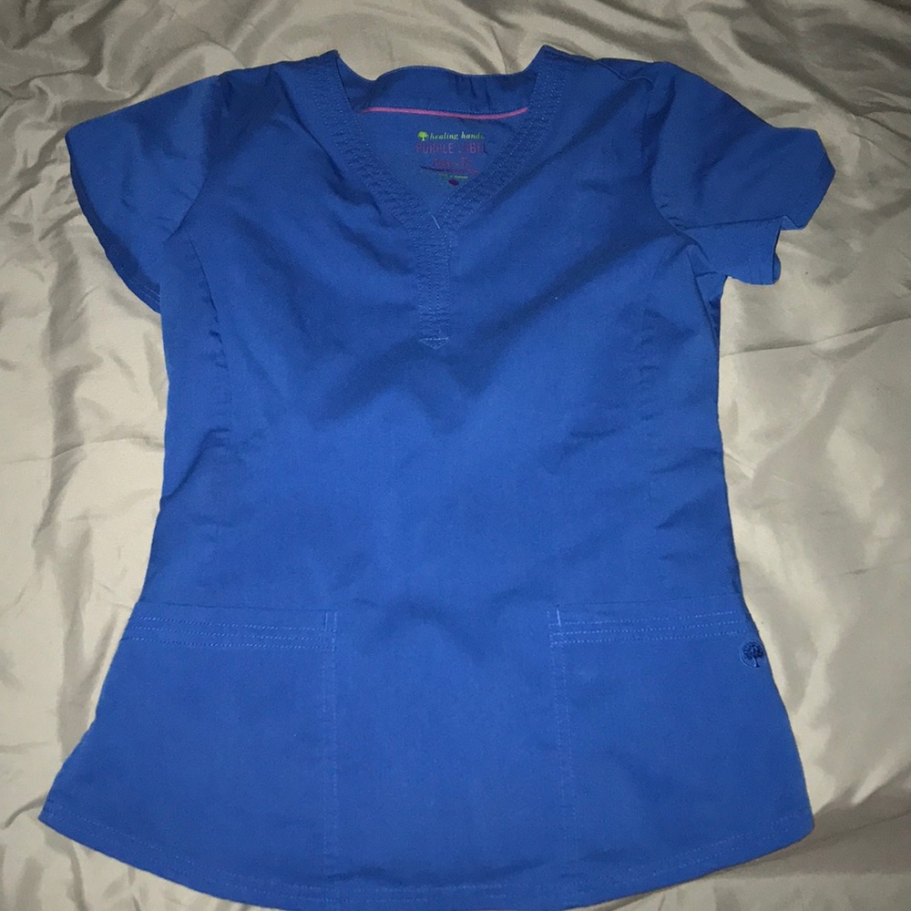 Healing Hands Purple Label Modern Fit Scrub Top